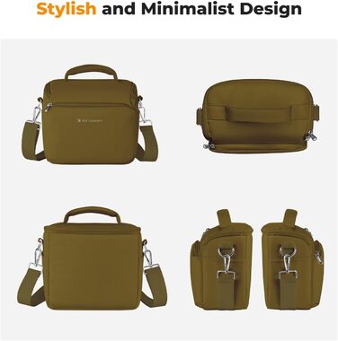 Сумка-рюкзак для фотокамери K&F Concept Beige (E-khaki) - для фотографів