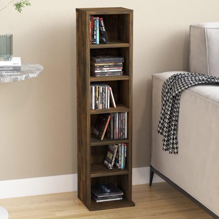 vidaXL CD Rack with Ample Storage