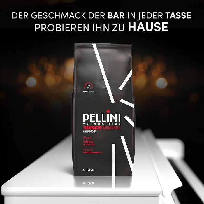 Кава в зернах Pellini N.9 Tradizionale для еспресо, 1 кг