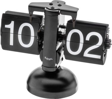 Eichmüller Retro Flip Clock - Table Clock - Black Black