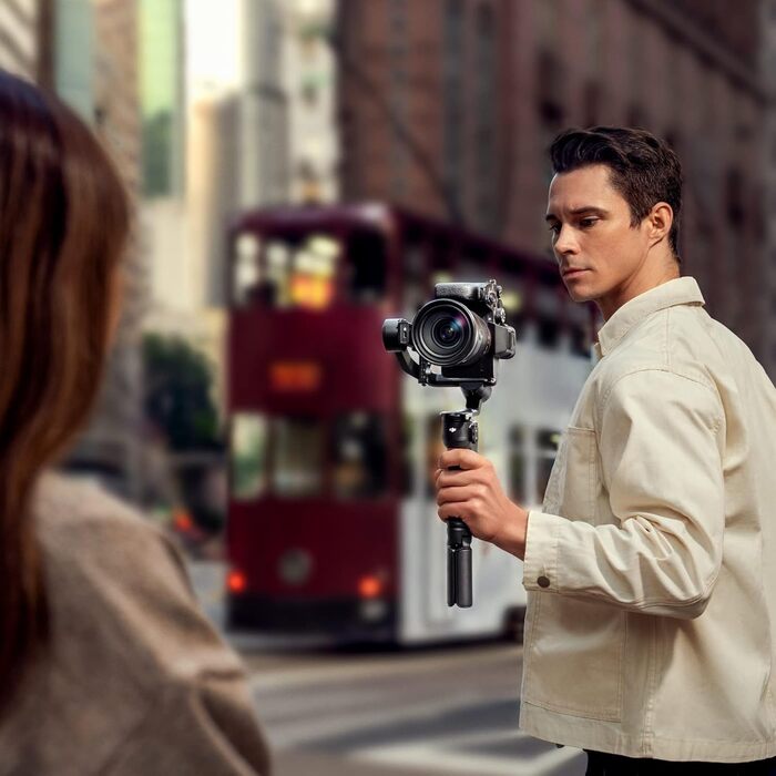 Стабілізатор DJI RS 3 Mini: 3-осьовий Gimbal для Canon/Sony/Panasonic/Nikon/Fujifilm, до 2 кг, Bluetooth, вертикальна зйомка