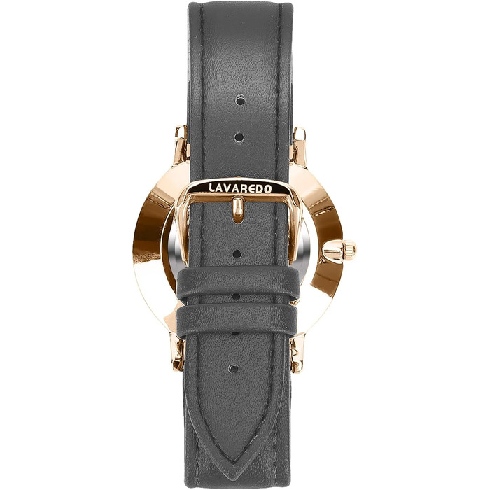 Жіночий аналоговий кварцовий годинник Flache з датою, шкіряним/силіконовим ремінцем, 39 мм, сірий колір