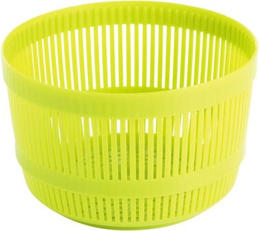 Mastrad Salad Spinner - In a practical size for easy storage - Non-slip base and 100% leak-proof - Dishwasher safe, green, 18.0 x 21.0 x 20.0 cm, F31408