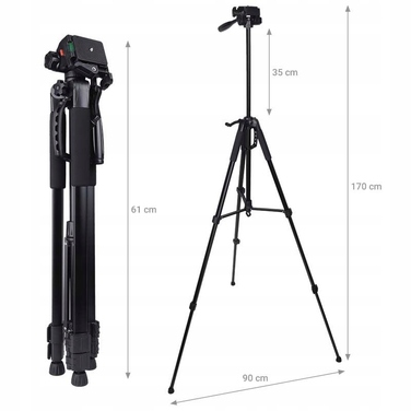 Штатив 4kom Tripod Pro, 170 см, чорний