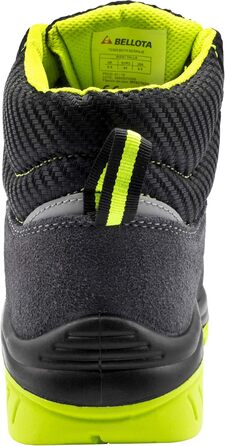 Робочі черевики Bellota Bota Serraje Comp+ S1P, чорно-зелені, 42 EU