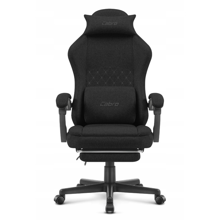 Ігрове крісло Cabro C503, чорна тканина