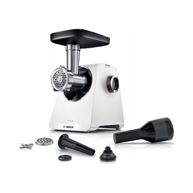 М'ясорубка Bosch Serie 6 MFWS607W 2100 Вт, реверс, біла
