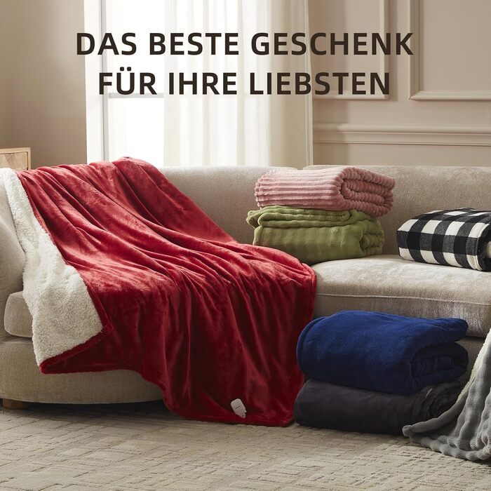 Електрична ковдра з підігрівом 130x180 см з таймером та захистом від перегріву. 9 рівнів нагріву, функція пам'яті. Для спальні, офісу. Чорно-білий візерунок.