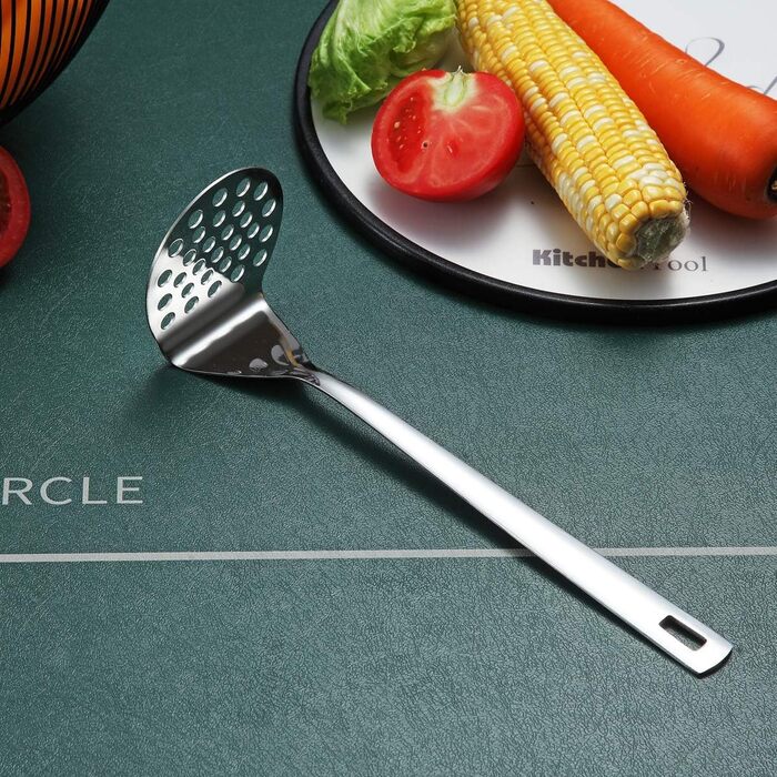 Набір кухонних аксесуарів Berglander з нержавіючої сталі (13 шт.) - набір кухонного приладдя, ложка-лопатка, антипригарне покриття, стійкість до нагріву, легко мити