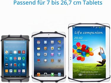 Універсальний силіконовий тримач для планшетів та iPad (7-10.5 дюймів) на підголівник авто TFY