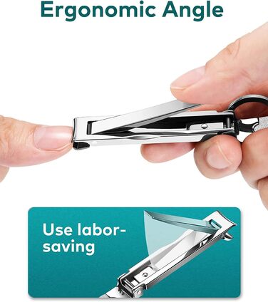 Ножиці для нігтів MR.GREEN складні, медична нержавіюча сталь, ультратонкі дорожні, компактні