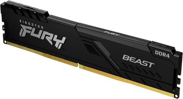 Kingston FURY Beast DDR4 32GB (2x16GB) CL18 Комплект оперативної пам'яті для ПК, 3600MHz