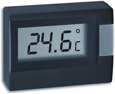TFA Dostmann Digital Thermometer, versatile, indoor temperature, room climate, white, L 54 x W 16 (30) x H 39 mm (Pack of 5)