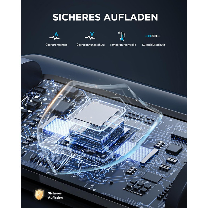 Бездротовий зарядний пристрій MagSafe 3-в-1 для iPhone: зарядка для Apple Watch та AirPods, сумісний з iPhone 16/15/14/13/12 (Білий/Чорний)