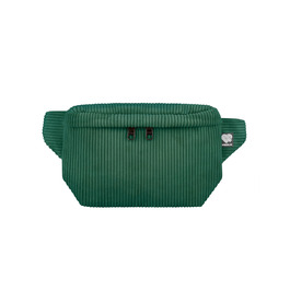 Чоловіча та жіноча поясна сумка PP-Berlin з корду, 3 відділення, ручної роботи, веганська, Made in Germany, для повсякденного використання та відпочинку, можна носити як через плече (зелена)