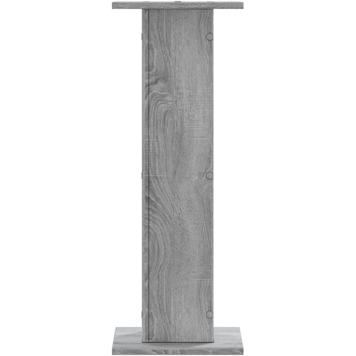 Підставки для колонок vidaXL, 2 шт., високі, для Hi-Fi, домашнього кіно, саундбар, покращене звучання, ДСП (сірий, 30 x 30 x 80 см)