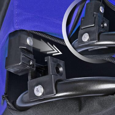 Фаркоп для собак на велосипед, причіп для собак, з прапорцем та ременем, складаний та легкий у зберіганні, кольори: червоний, пісочний, м'ятно-зелений, фіолетово-блакитний, військово-блакитний, військово-зелений (фіолетово-блакитний)