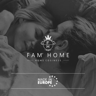 FAM Home Comforter Set 200x220 4 Seasons Washable | Stepped Comforter with 2 Separate Comforters | Blanket Antiallergic for Allergy Sufferers | Summer Blanket and Autumn Blanket… 200x220 cm 4 Seasons Blanket