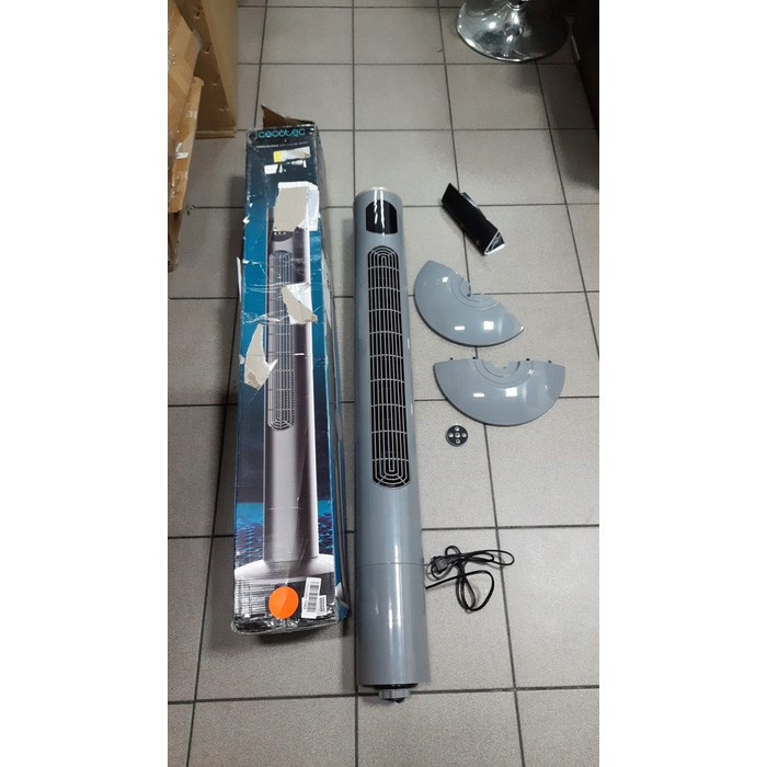 Колонний вентилятор Cecotec EnergySilence 9090 Skyline Smart, сріблястий/сірий