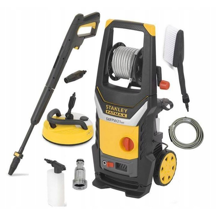 Мийка високого тиску STANLEY 145 bar, 2100 Вт, з набором для очищення патіо