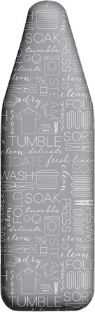 Чохол та килимок для прасувальної дошки, стрейчевий, бавовна, сірий