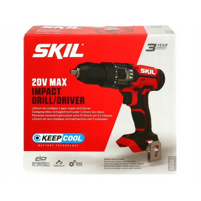 Акумуляторний шуруповерт Skil 20 V CD1E3018CA