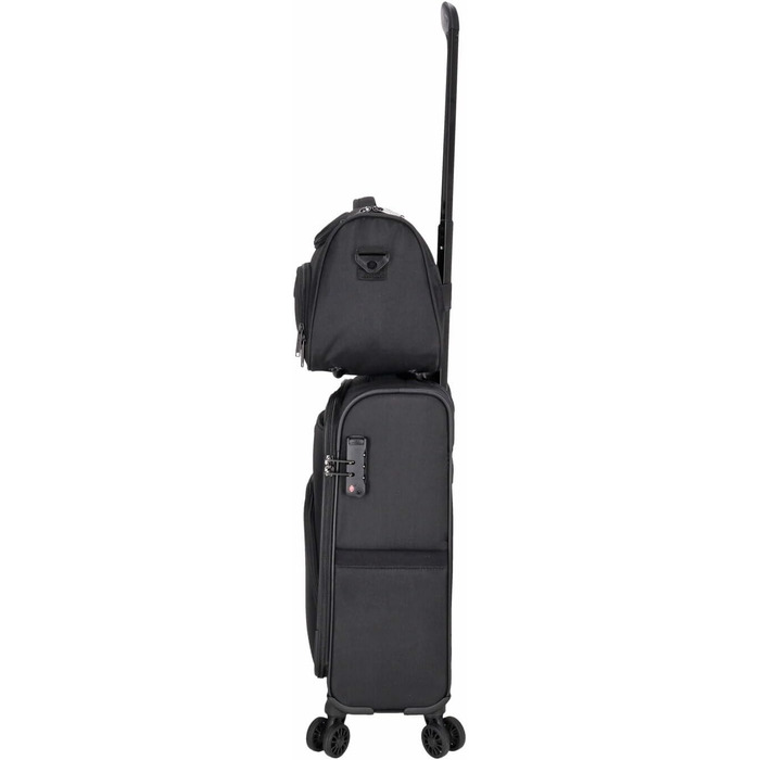 Чемодан-валіза Kenorada SoftLITE 4w: легкий, міцний, з TSA-замком (55 см, ручна поклажа)