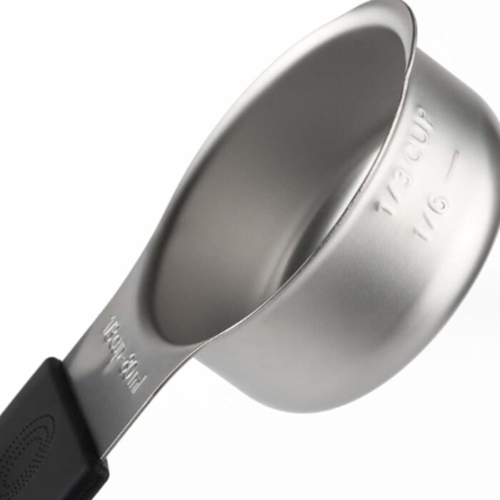 15-Piece Measuring Cup and Spoon Set, 7 Stackable Stainless Steel Measuring Cups, 8 Double-Sided Magnetic Measuring Spoons with 1 Leveler, Kitchen Gadgets for Cooking and Baking