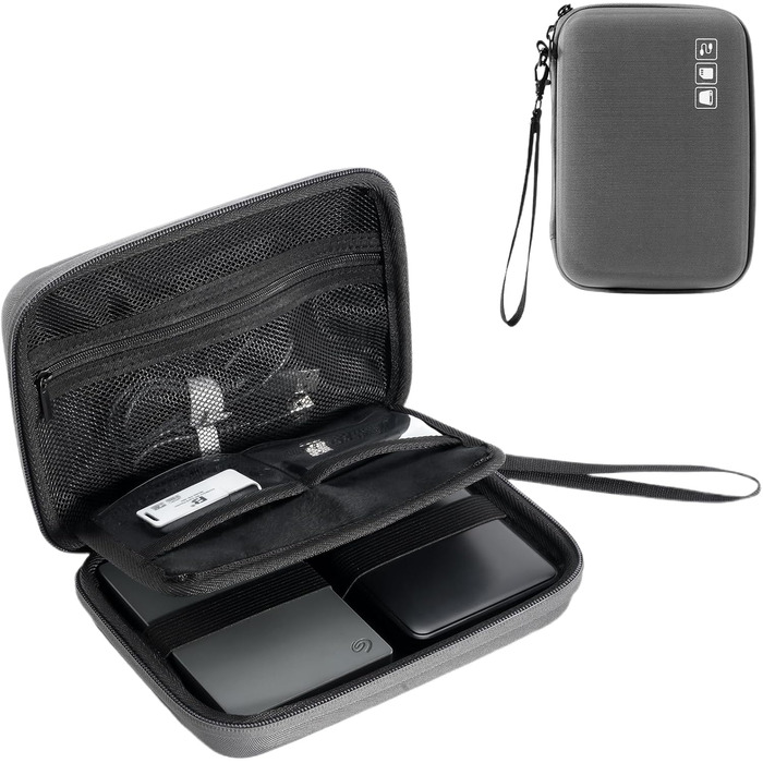 Захисний кейс ProCase для зовнішніх жорстких дисків Canvio Basics, WD Elements, Seagate Backup Plus Slim (2.5