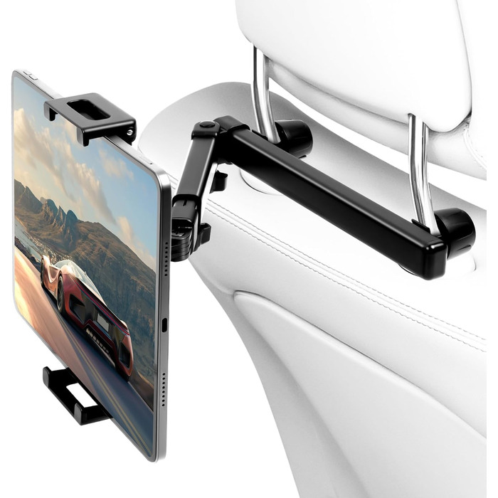 Тримач для планшета в авто AXFEE, висувний, універсальний, для iPad, iPhone, Switch, смартфонів 4.7-16 дюймів