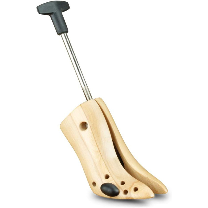 Langer & Messmer shoe stretchers for women against tight shoes, boots, or high heels - made of solid beechwood and metal mechanics - stretches in width or length & incl. leather stretching spray (EU 37/39.5, UK 4.5/6, High Heels)