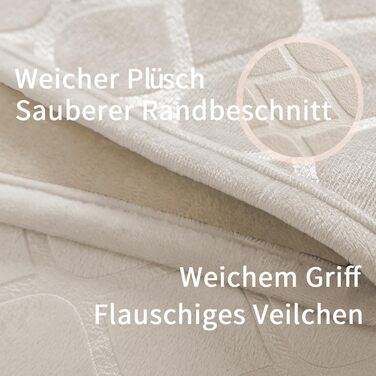 Водонепроникний килимок для собак, 127x152 см. М'який двосторонній коврик для собак великих порід, захист дивану. Сірий + бежевий (80x100 см)