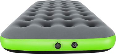 Надувний матрац Bestway Roll & Relax Twin 188x99x22 см, сірий, для відпочинку