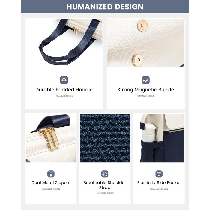 Сумка-рюкзак LOVEVOOK для жінок, водонепроникний рюкзак для ноутбука, шкільна сумка для підлітків, елегантний рюкзак на день, сумка-тоут 2 в 1, 15.6 дюймів, сумка для роботи, сумка для вчителя, туристичний рюкзак для університету, офісу, бежевого та хакі 