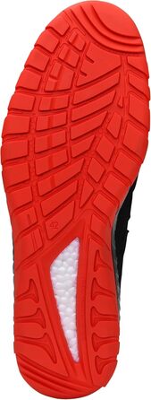 Робочі черевики ELTEN Maddox BOA S3S чорно-червоні, текстиль, сталевий підносок, легкі, спортивні, чоловічі та жіночі, 47 EU