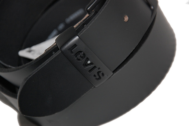Чоловічий ремінь Levi's, чорний, 110 см