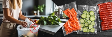 Вакууматор NutriZein NZVS6005C, 30 см, бездротовий, USB-C