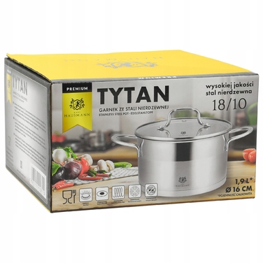 Каструля традиційна Karl Hausmann TYTAN, 1,9 л