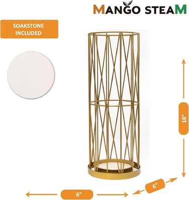 Тримач для парасольок Mango Steam Pluvian™ Soakstone™ багаторазовий, золотого кольору (Regular)