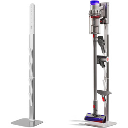 Підставка для пилососів Dyson V7, V8, V10, V11, V15, G5, V12slim, CISSIYOG, з 4 гачками, без свердління, для зберігання пилососа та аксесуарів, приховане кабельне рішення