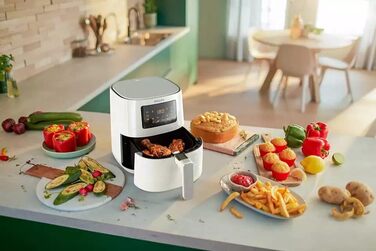 Oil-free Fryer - PHILIPS - Airfryer HD9252/00 Series 3000 - 4.1L - Rapid Air Technology - 7 Presets - White