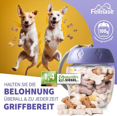 Турботрінка для собак Fellnase - 550 мл, з підставкою та годівницею, проти проливання, для собак та котів, з клапаном зворотного ходу води, колір лавандовий