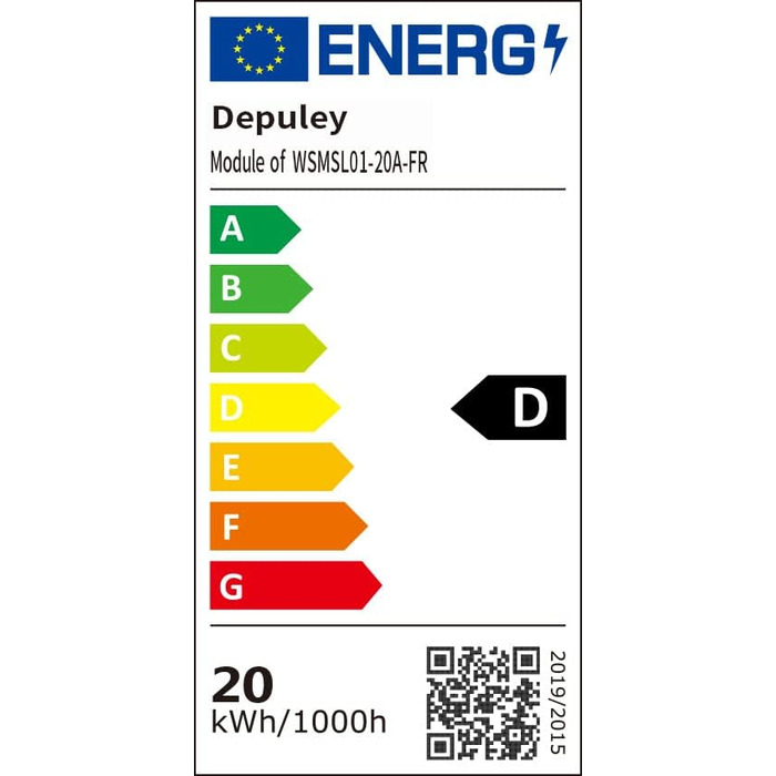 Світлодіодний прожектор Depuley 20 Вт з датчиком руху, IP65, холодне біле світло 6000K, 1600 лм, водонепроникний, для вулиці та приміщень, поворотний, для гаража, входу, сходів і саду