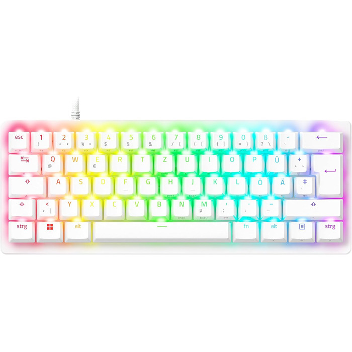 Клавіатура Razer Huntsman V3 Pro Mini - 60% з Red Switch (QWERTZ DE, USB-C, PBT)