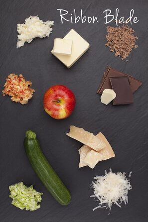 Терка кухонна Microplane Gourmet з нержавіючої сталі, чорна, для сиру, яблук, моркви, цукіні та шоколаду