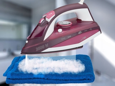 Парова праска Clatronic DB 3705, 2600 Вт, фіолетова