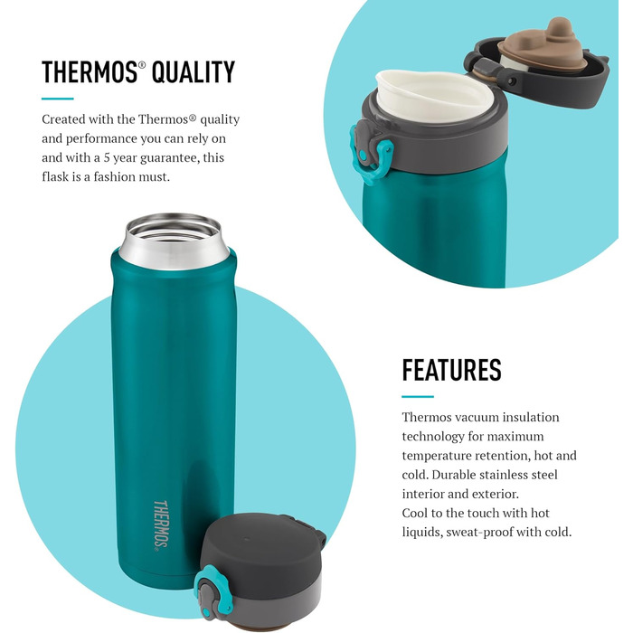 Stainless Steel Insulated Tumbler - 470ml Green - Leakproof