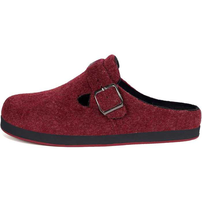 Фетрові тапочки Sisttke для дому, чоловічі/жіночі, зимові, закриті, з змінним устілкою (42 EU, Червоний 2440)