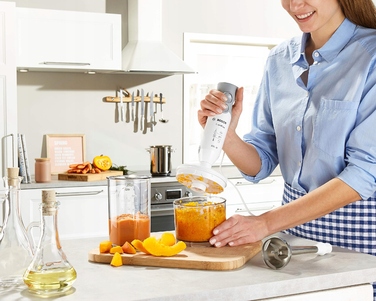 Занурювальний блендер Bosch MSM66120, 600 Вт, білий