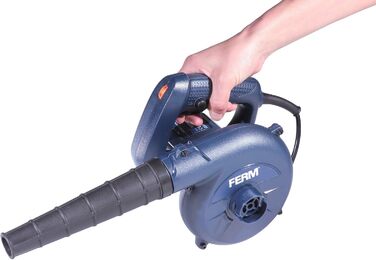 Електричний повітродув FERM 400 Вт, регулювання швидкості, мішок для пилу, кабель 3 м
